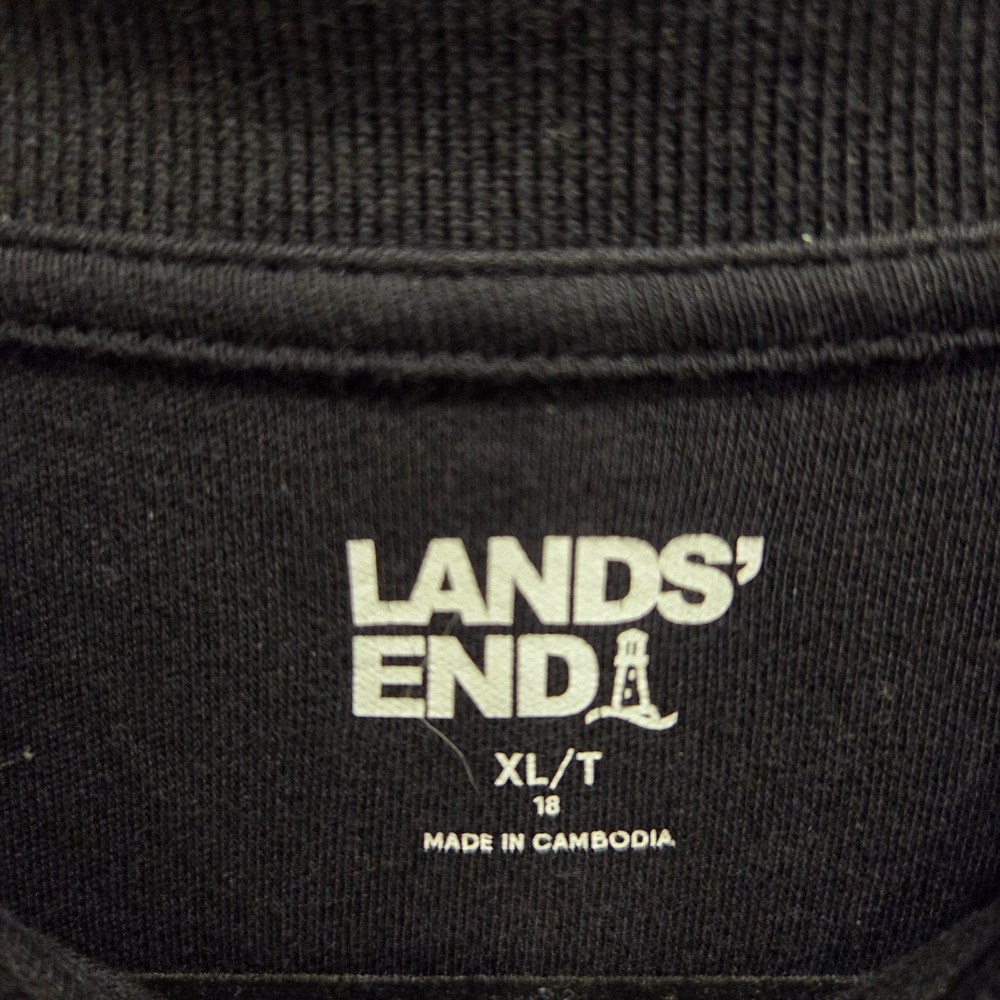 Lands' End Polo‎ Shirt Mens Size XLarge Casual Office Classic Academia Preppy - Picture 3 of 7